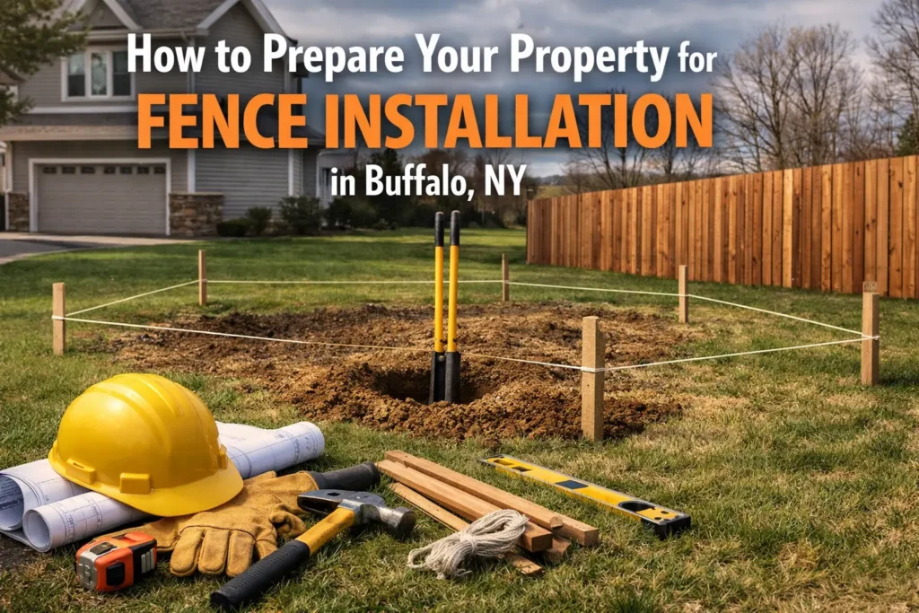 How to Prepare Your Property for Fence Installation in Buffalo, NY