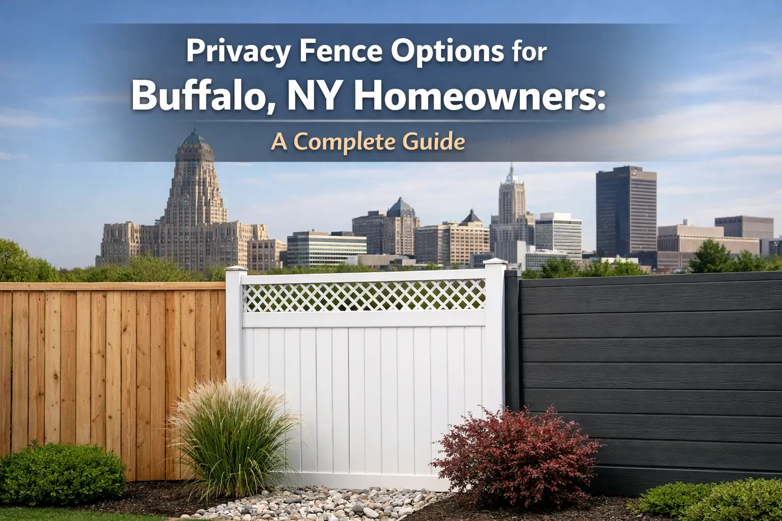 You are currently viewing Privacy Fence Options for Buffalo, NY Homeowners: A Complete Guide