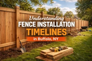 Read more about the article Understanding Fence Installation Timelines in Buffalo, NY