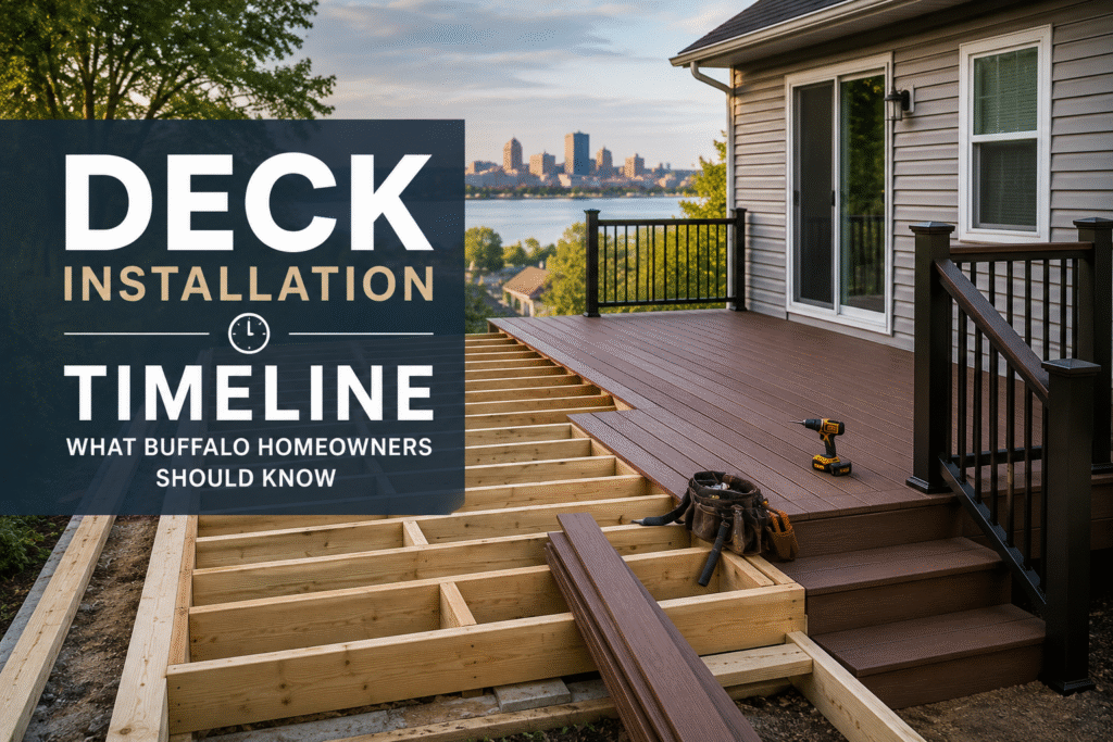 Deck Installation Timeline: What Buffalo Homeowners Should Know