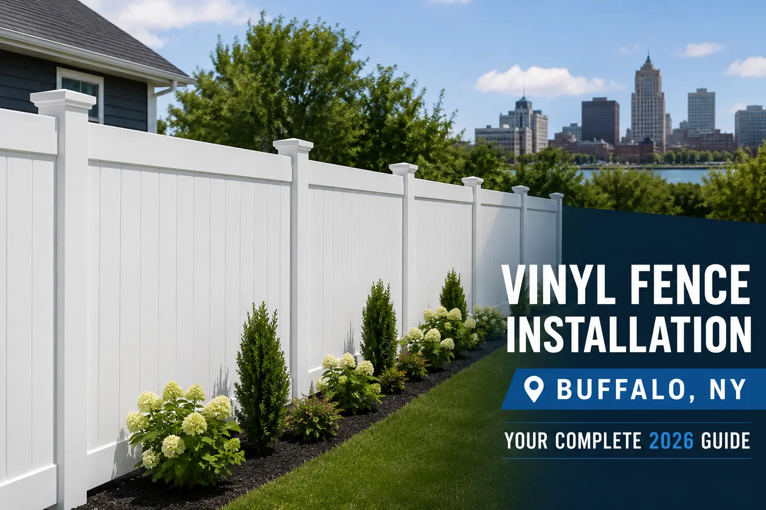 You are currently viewing Vinyl Fence Installation in Buffalo, NY: Your Complete 2026 Guide